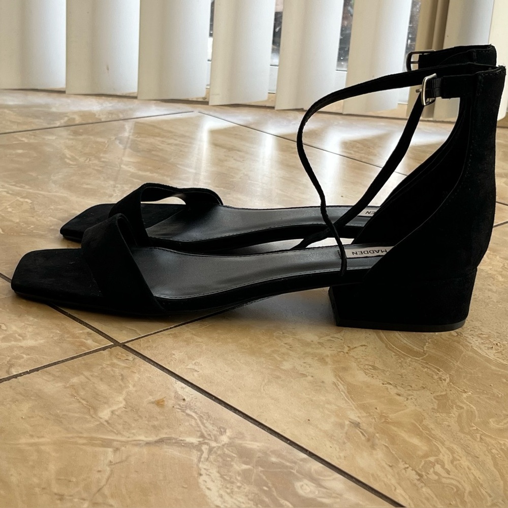 Steve Madden Square Toe Sandal black size 13 - Picture 10 of 12